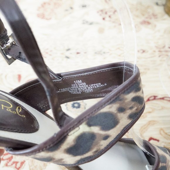 STUDIO PAOLO Ultra high Heel Leopard Print unworn - Picture 7 of 8